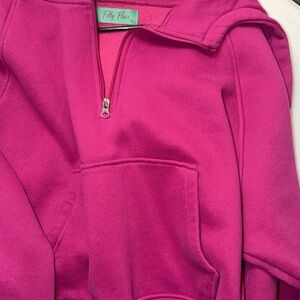 Filly Flair Magenta Half-Zip Sweatshirt